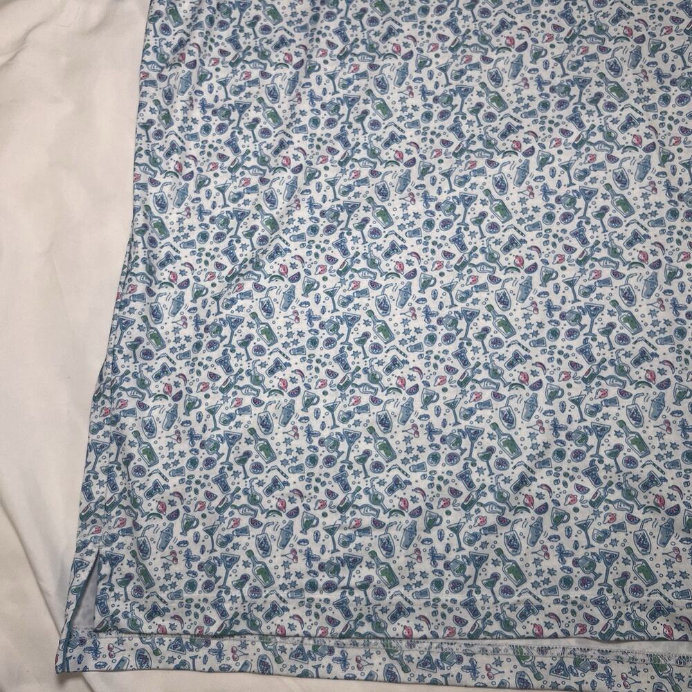 Johnnie-O Hendrick Polo Shirt Size XXL Blue Cocktail Malibu Golf Preppy Active - Picture 6 of 16
